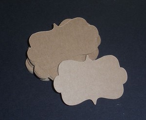 50-Blank-Kraft-Vintage-Tags-Handmade-Journal-Labels-Cardstock-Frames-Wedding