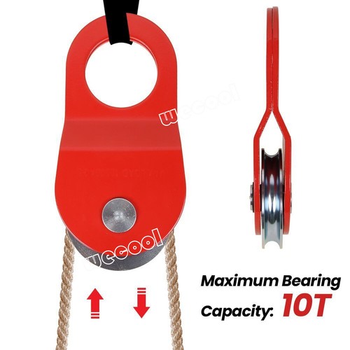 Umlenkrolle 10T Seilwinde Lastenzug Seilzug Snatchblock Seilrolle Werkstatt DHL - Bild 7 von 15