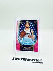 2023-24 Panini Select #16 - Neon Icons PINK CRACKED ICE /99 Dereck Lively (RC)