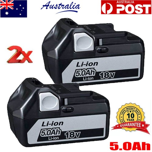 2X For Hitachi 18V 5.0Ah Li-ion Battery BSL1850 BSL1840 BSL1830 BSL1815S Compact - Picture 2 of 12