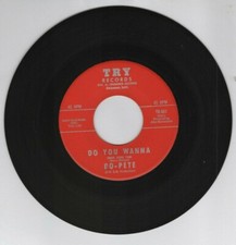 GARAGE 45 RPM - BO-PETE ON TRY   RECORDS