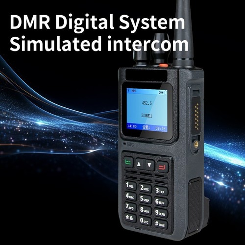 Nuovo ricetrasmettitore impermeabile DP999 10W DMR radio digitale AES256 crittografia IP67 - Foto 3 di 10