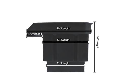 Tanque de filtro biológico Serenity estanque/cascada con aliviadero de 14" | Incluye medios filtrantes - Imagen 3 de 4