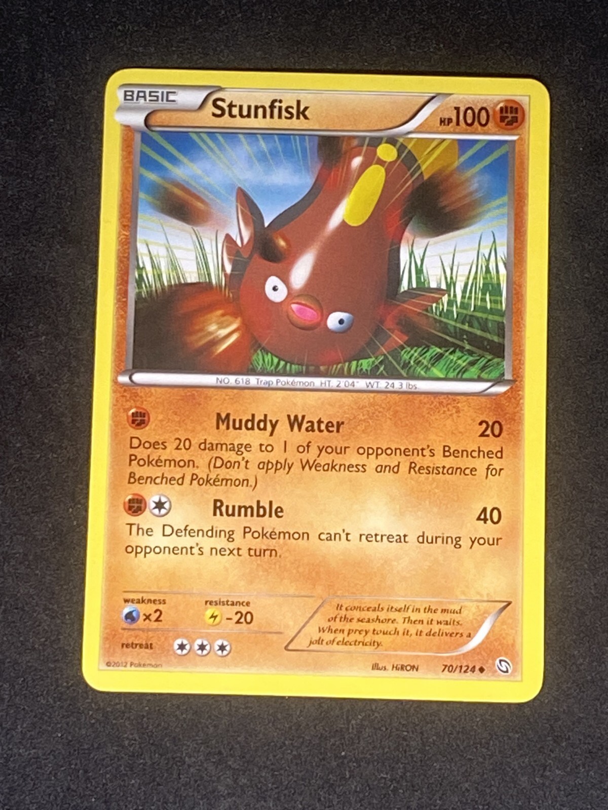 NM Stunfisk 70/124 Dragons Exalted Regular