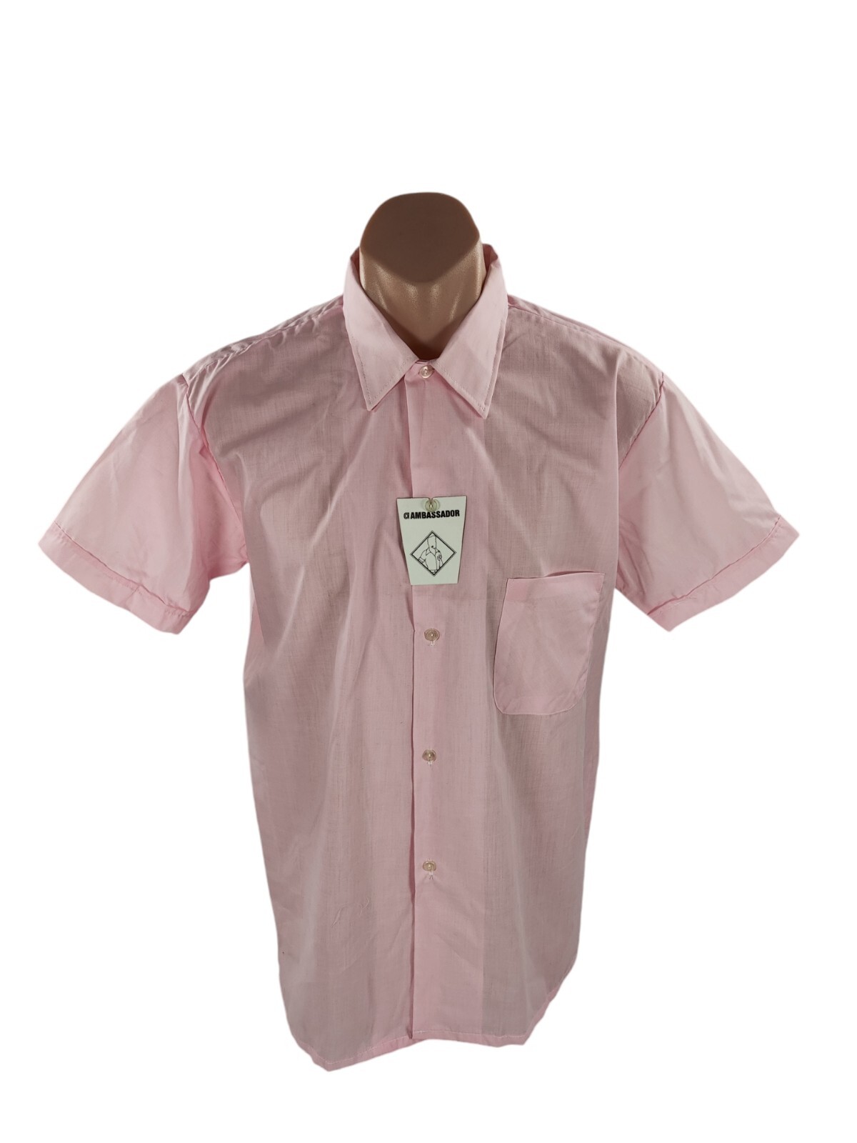 Ambassador Vintage Body Shirt Men’s Size 100cm Pink Camp Retro 70’s *NWT*