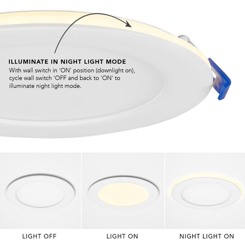 1050 Lumens - 12W - 5CCT - 6 in. New Construction LED Ceiling Downlight Fixture - Picture 7 of 27