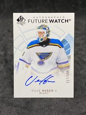 2017-18 SP Authentic Ville Husso Future Watch Auto RC
