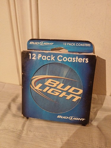 Bud Light 12 Pack Cup Coasters - Picture 5 of 5