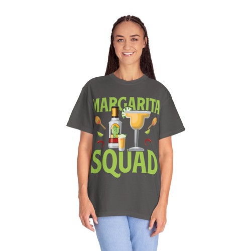 Margarita Squad Unisex Garment-Dyed T-shirt - Picture 57 of 57