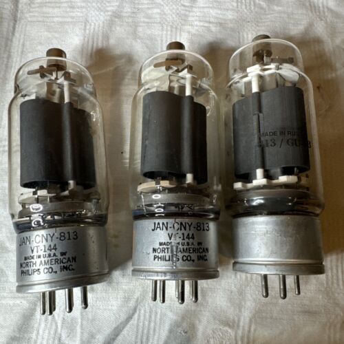 2 Norelco (RCA) VT-144 813 Svetlana 813/GU13 Tubes - Picture 2 of 2