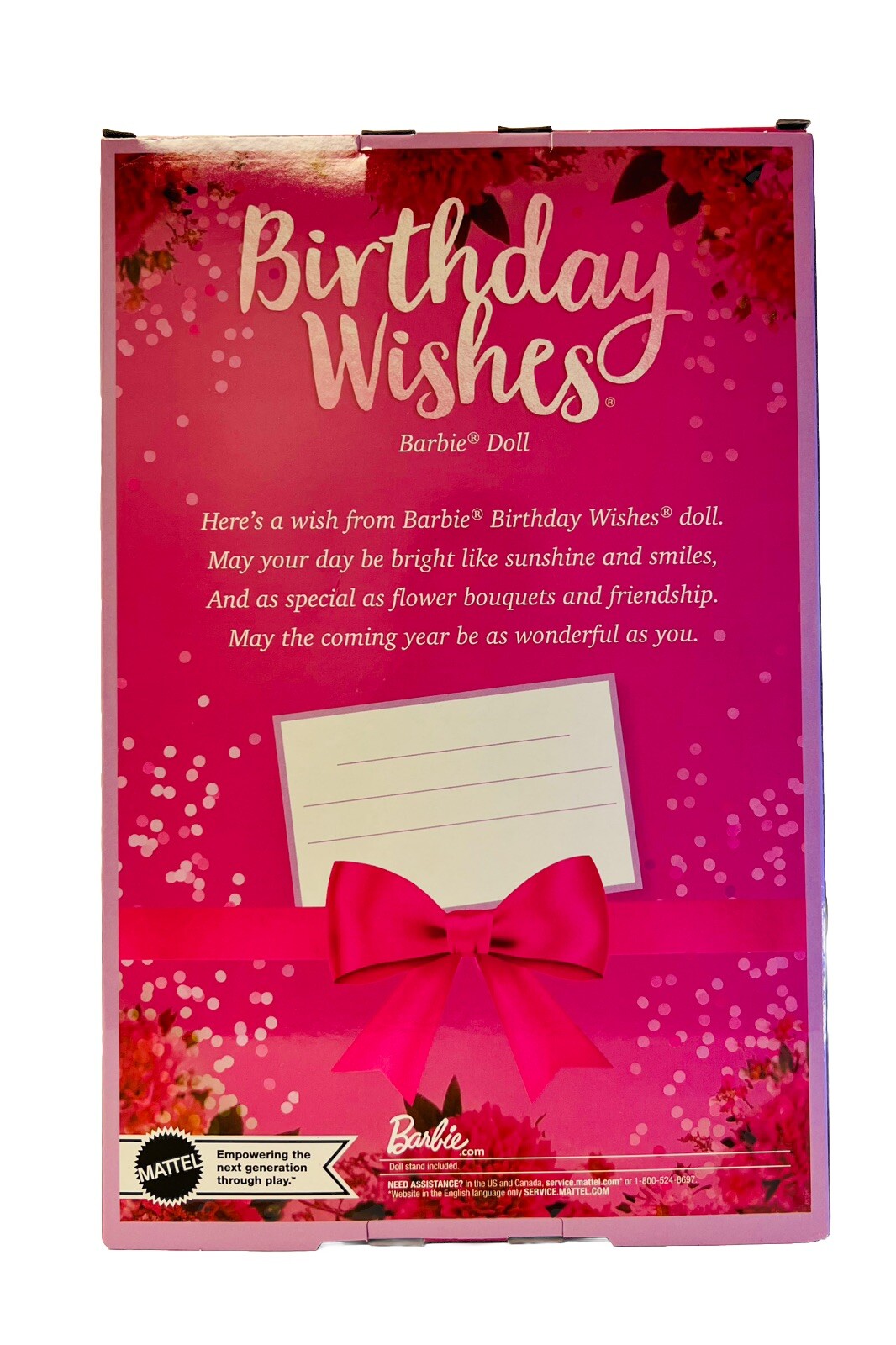 2024 Birthday Wishes Barbie Doll Brown Hair HRM55 NEW