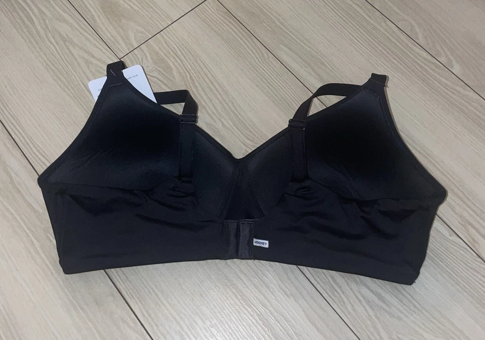 Sujetador Camiseta Forrada Jockey 2354 Cobertura Completa WF Microfibra Mujer 36C Negro Nuevo Foto 4 de 4