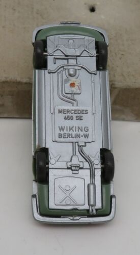 Micro WIKING Ho 1/87 Mercedes Benz 450 Si Verde Grigio No. Box - Foto 6 di 6