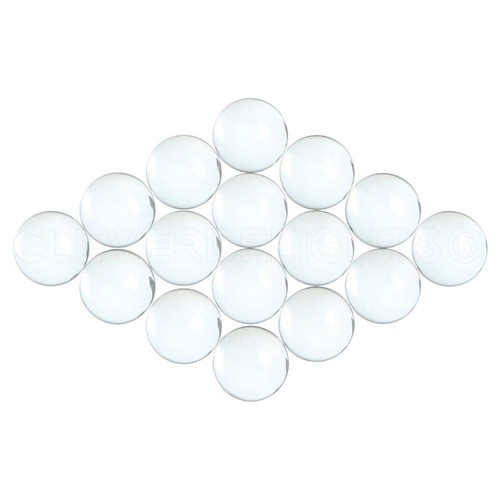 14 mm (9/16") Runde Glas Cabochons - 100er Pack - Klare Vergrößerung - 9/16 Zoll - Bild 2 von 3