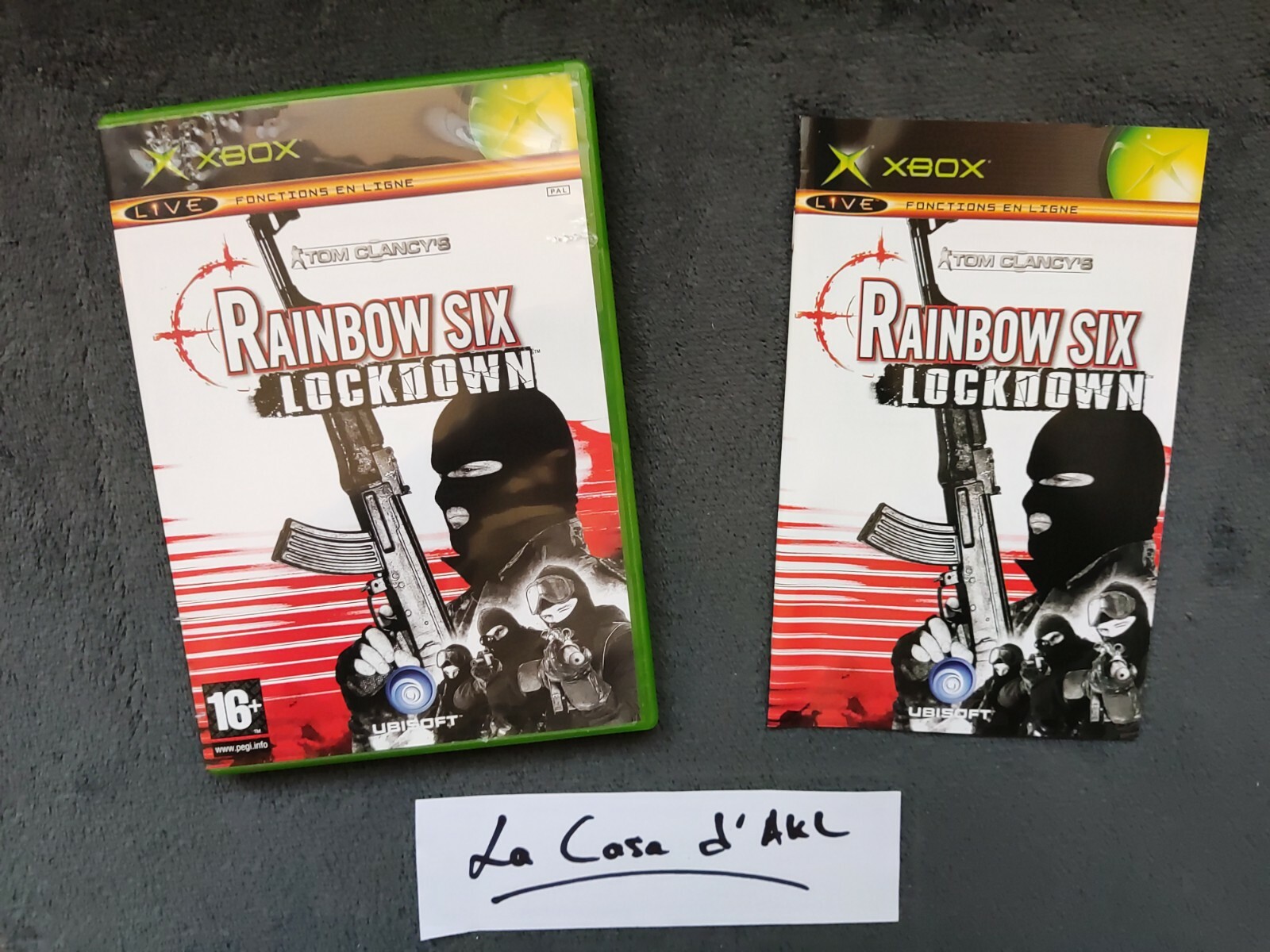Tom Clancy's Rainbow Six Lockdown complet sur XBOX classic 1ère Gen - TTBE