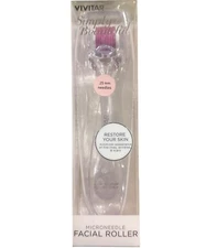 Vivitar Microneedle Facial Roller With 0.25mm Needles For Skin Care & Rejuvenate