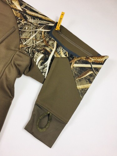 Browning Wicked Wing Timber Fleece Pullover Small Realtree Max-5 1/4 Zip Camo - Picture 2 of 8