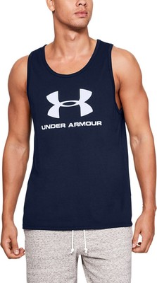 Under Armour Sportstyle Logo Tank-Top Bodybuilding Fitness Muscle Shirt Sport