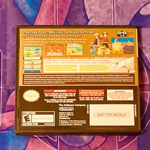 Pokemon Heartgold Version Nintendo DS w/Box USA Ver. Used - Picture 8 of 20