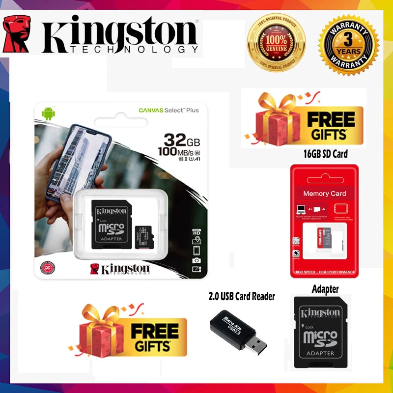 Kingston 32GB MicroSD Memory Cards for sale | eBay