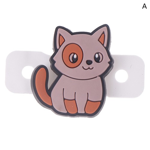 1/6Pcs Cute Cartoon Various Cat Tennis Racket Damper Silicone Shock Absorber - Bild 14 von 23