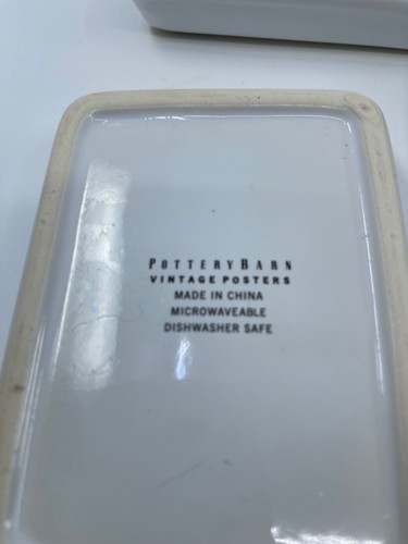 Set of 4 Pottery Barn Vintage Cocktail Appetizer Relish Dishes w/Tray 16” x 5.5” - Picture 10 of 10