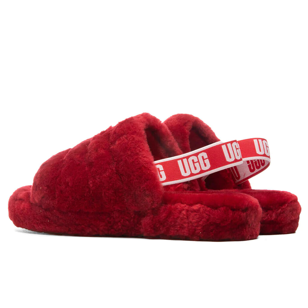 UGG Australia Big Kids' Fluff Yeah Slide Sandal 1098494K ALL