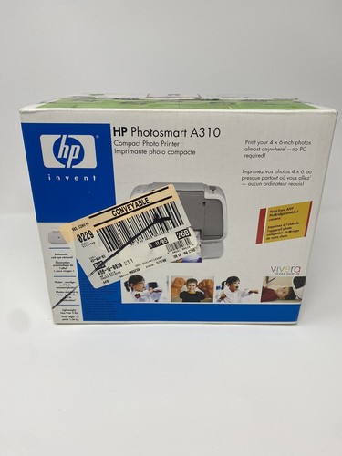 HP Photosmart A310 Digital Photo Inkjet Picture Printer Brand New - Picture 1 of 6