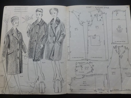 “HASLAM” ILLUSTRATED BOOK of DRAFTINGS No. 38 (1960's) - Dressmaking - Picture 8 of 9