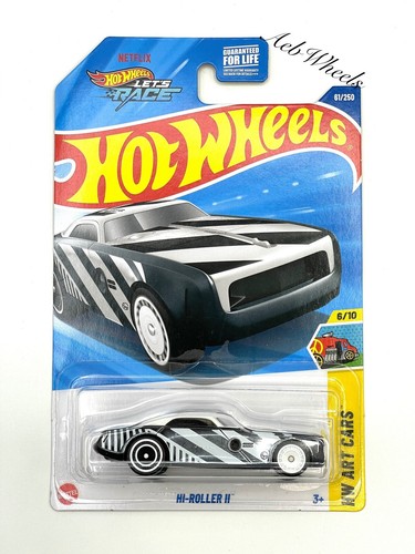2025 Hot Wheels HI-Roller II (black/white) Super Treasure Hunt #61 - Picture 2 of 4