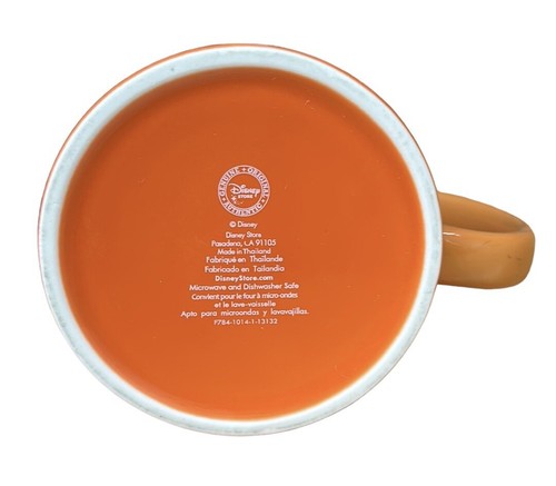 Disney World Pluto Dog Personaje Naranja Blanco 16oz Taza de Café Grande Café Té - Imagen 6 de 7