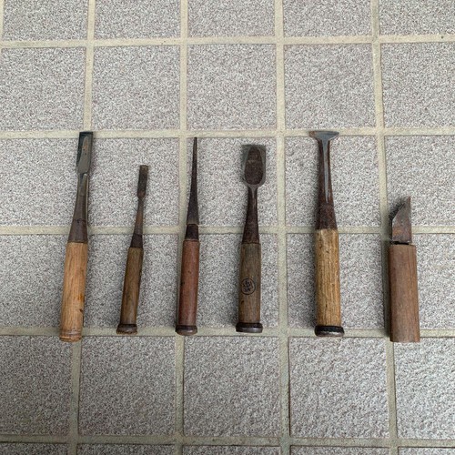 Chisel Nomi Woodworking Tool Showa Retro - Picture 7 of 24
