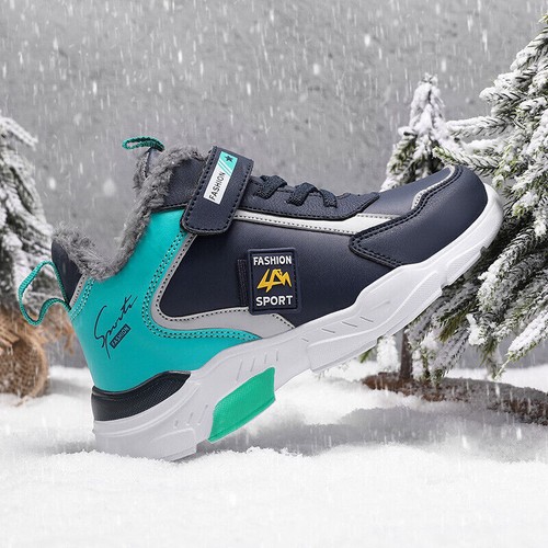 Schneestiefel mit warmem Futter Winterstiefel Jungen rutschfeste Winterschuhe DE - Bild 42 von 59