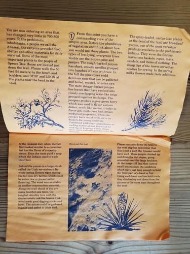Spruce Tree House Mesa Verde National Park CO 1970s-80s Vintage Brochure - Picture 4 of 11