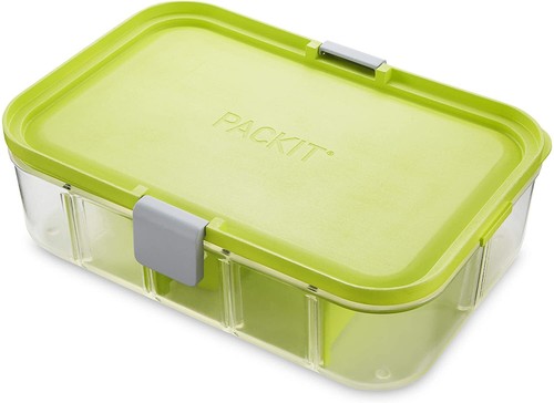 PACKIT Flex Bento Flexibles Lunch-System - LIME GREEN - Bild 2 von 8