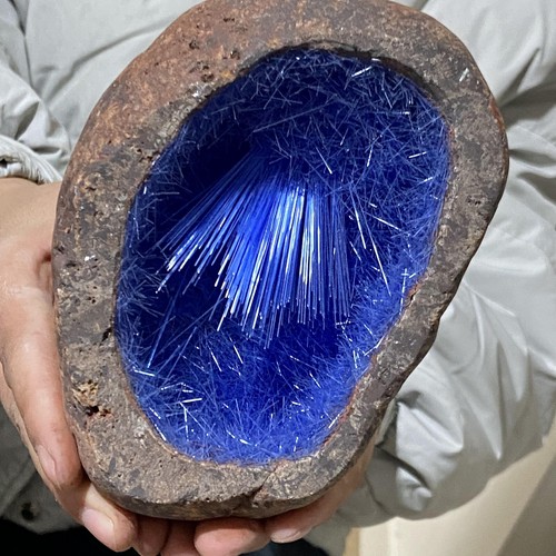 2.73LB GNatural Blue Phantom Quartz - Mystical Dumortierite Included - 第 2/12 張圖片