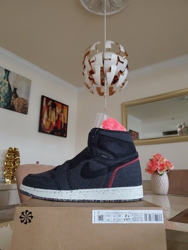 Cráter Nike Air Jordan 1 retro zoom alto medio bajo CW2414 001 para hombre talla 12 - Imagen 2 de 9