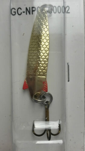 PRECIO BAJO! 5 X 4g DORADO TOBY TOBIX Tipo Salmón Lucio Señuelo Giratorio, VALOR SUPERIOR 00002 - Imagen 2 de 3