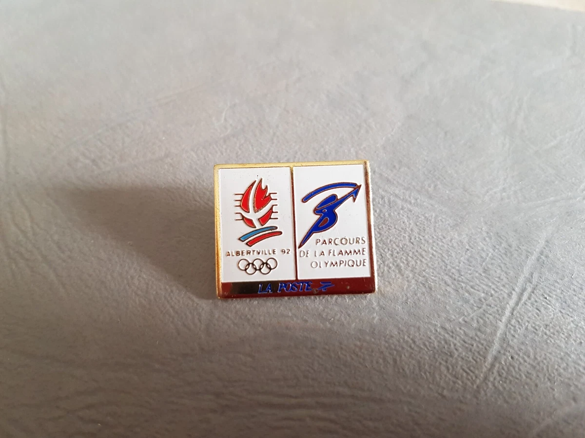 Pin's La Poste Léré - Parcours De La Flamme JO Albertville 1992 - Époxy