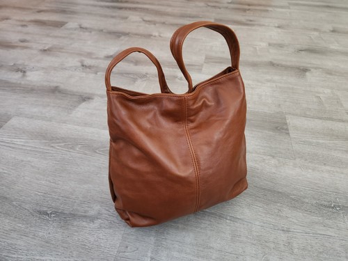 Vintage Brown Leather Shoulder Bag Fashionable Stylish Handbags, Kim - Picture 3 of 8