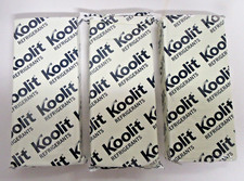 Set of 3 KOOLIT Refrigerants Reusable Foam Brick Ice Pack 9"X4" X 1.5" Non-Toxic