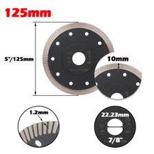 5 inch Cutting Diamond Saw Blade For Porcelain tile Granite Marble Stone Ceramic