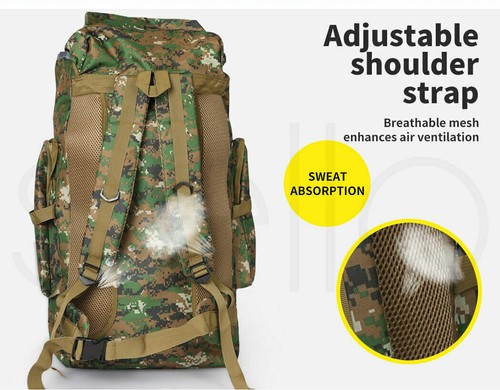 30L/40L/80L Military Outdoor Tactical Shoulder Backpack Camping Hiking Bag - Picture 51 of 53