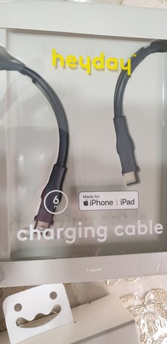 heyday Three Charging Cables 6ft For iPhone / iPad Type C to 8-Pin - Picture 4 of 4