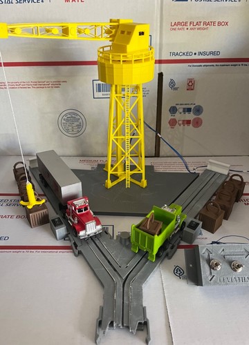 Us1 trucking working crane 2 motors switch track on off switch