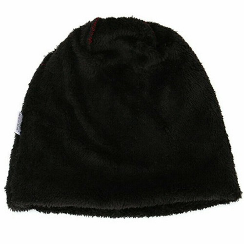 Mens Womens Knitted Beanie Hat Slouch Outdoor Thermal Fleece Lined Skull Cap - Picture 12 of 40