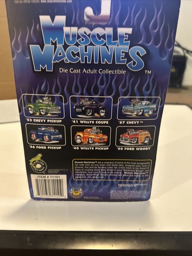 Muscle Machines 1:64 '41 1941 Purple Jeep Willy's Coupe 01-15 👀 - Picture 2 of 4