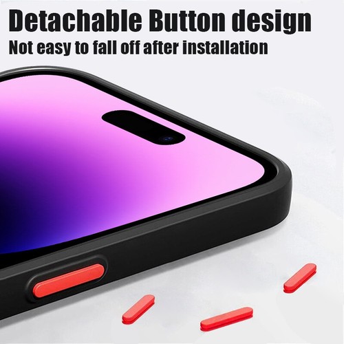 Coque Rigide Mince Fibre Carbone Antichoc Pour iPhone 16 Pro Max 15 14 13 12 11 - Zdjęcie 11 z 20