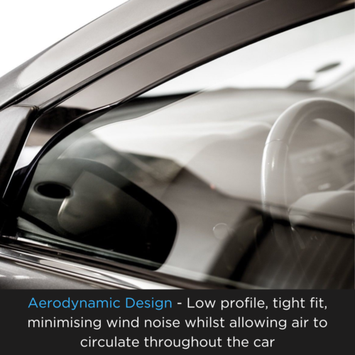 ISPEED Wind Deflectors for VW Sharan or Seat Alhambra MK2 2010-2020 4pc Set - Picture 3 of 9
