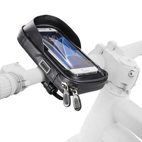 Hama Fahrrad-Halterung Navi Lenker-Halter für Apple iPhone 16 15 14 13 Pro Max - Bild 7 von 11